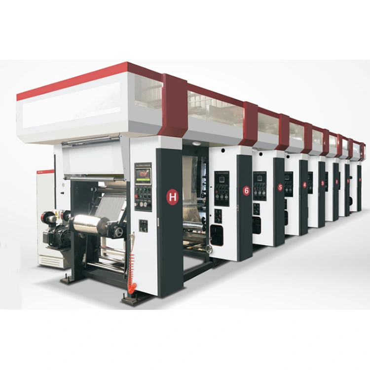 3-12 Kulay Computerized Automatic Rotogravure Printing Machine Three Vector Motor