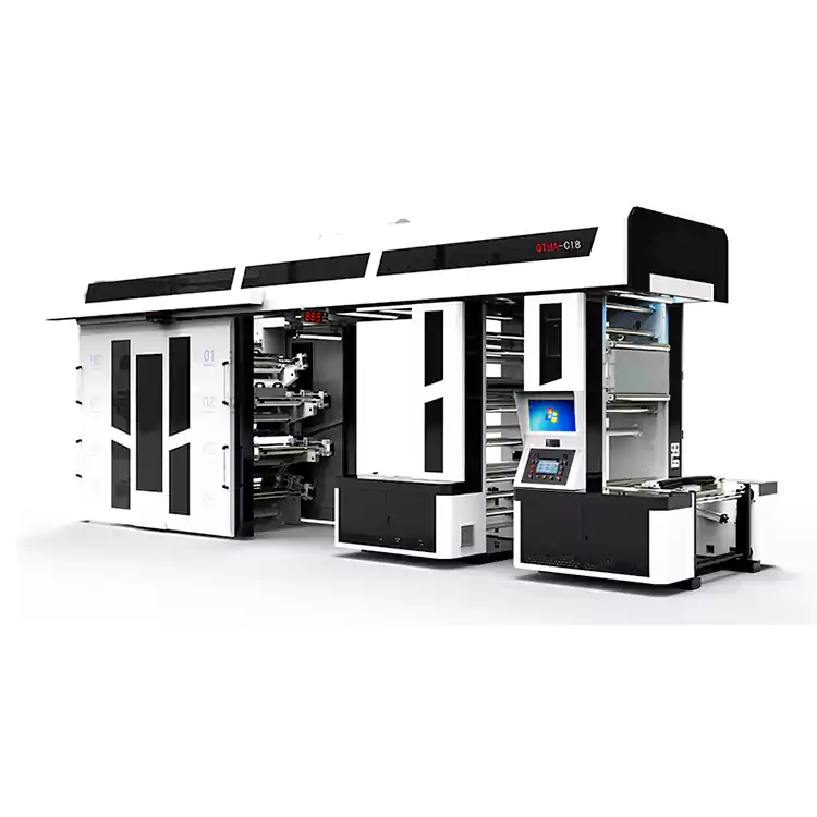 8 Kulay High-speed Semi-servo Drive Central Impression Flexographic Printing Machine