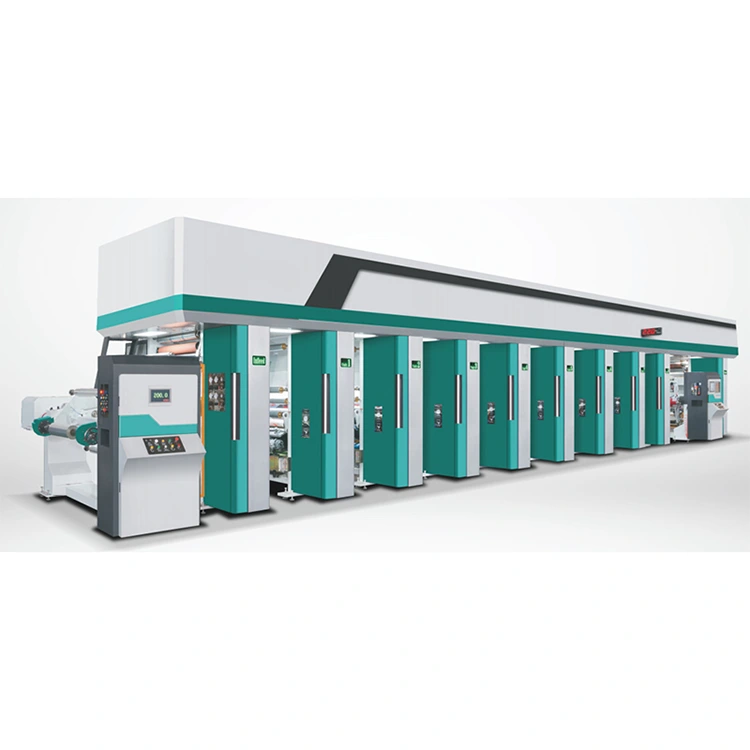 Electronic Shaft Rotogravure Printing Machine